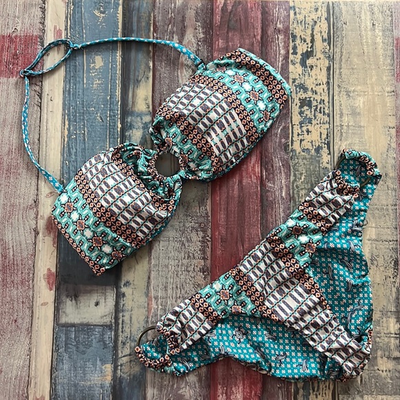 1763 🟡3/$15 Gypsy Sand 2 Pc Swim Set. SzM - Picture 1 of 16